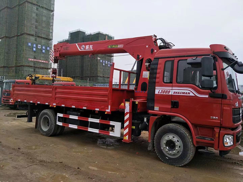 陜汽德龍單橋隨車吊